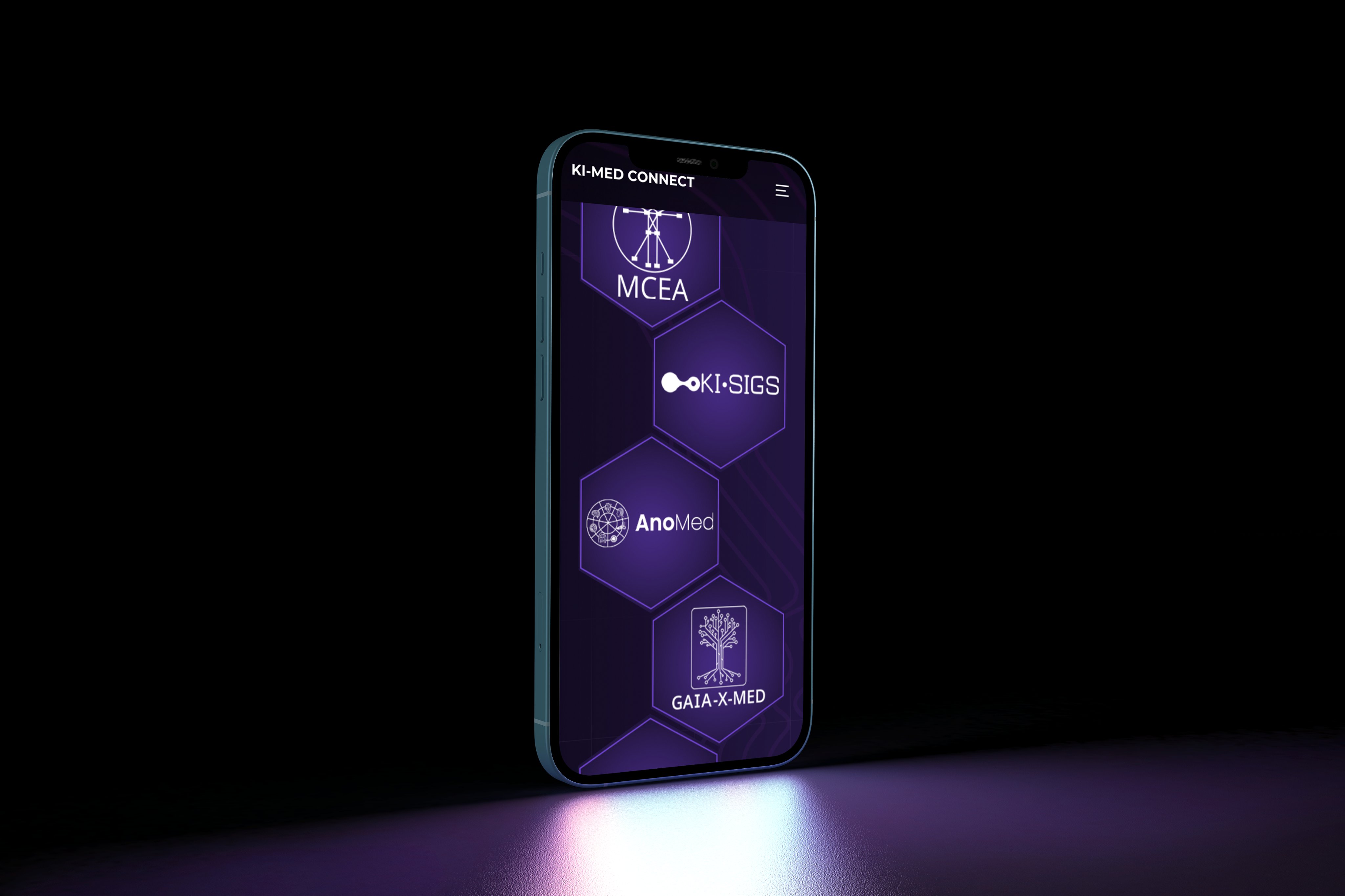 KI-MED Connect Website Mockup 2
